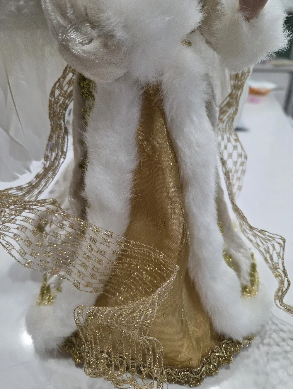Angel Tree Topper Shelf Decor Mantel Christmas